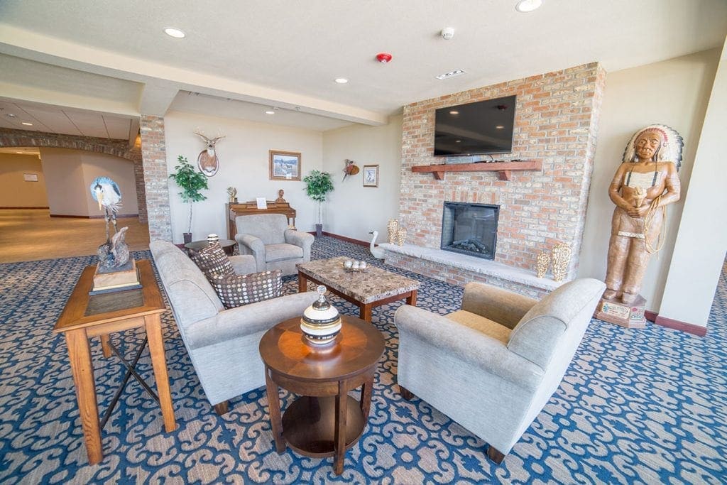 The Village at Skyline Pines Assisted Living Lounge Area