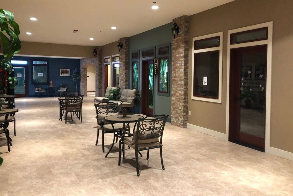Main Street at The Village at Skyline Pines Assisted Living Main Street Area