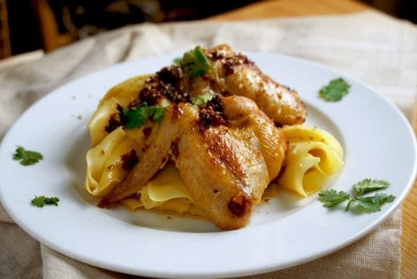Chicken on plate